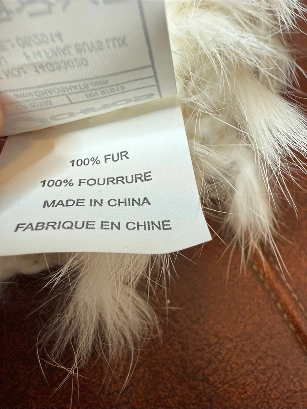 White Fur Knit Beanie